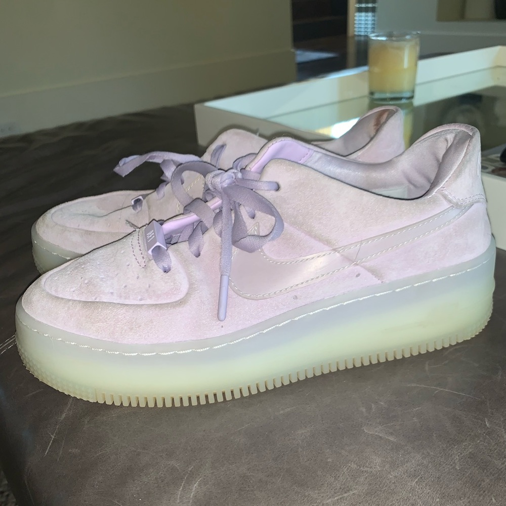 nike air force 1 sage low lavender suede